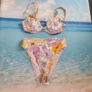 Cupshe Womens' Bikini Underwire Floral Print